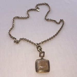 Gold. Ann Taylor Necklace w/ detailed pendant